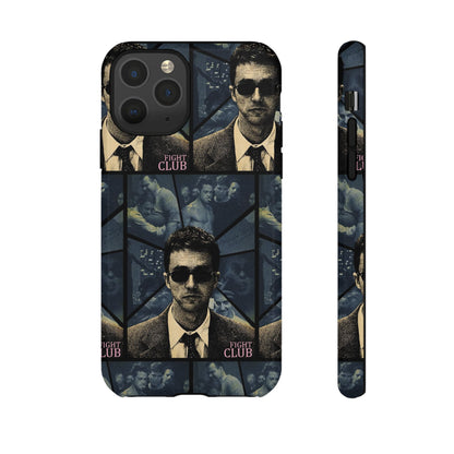 Fight Club Edward Norton Tough Phone Case - Edgy Design for Movie Fans