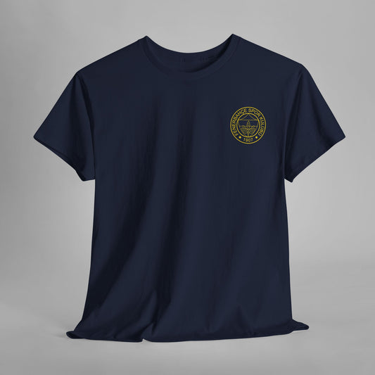 Fenerbahçe Basic Tee, Navy Blue, Yellow Symbol for Gift to Fenerbahce Fans