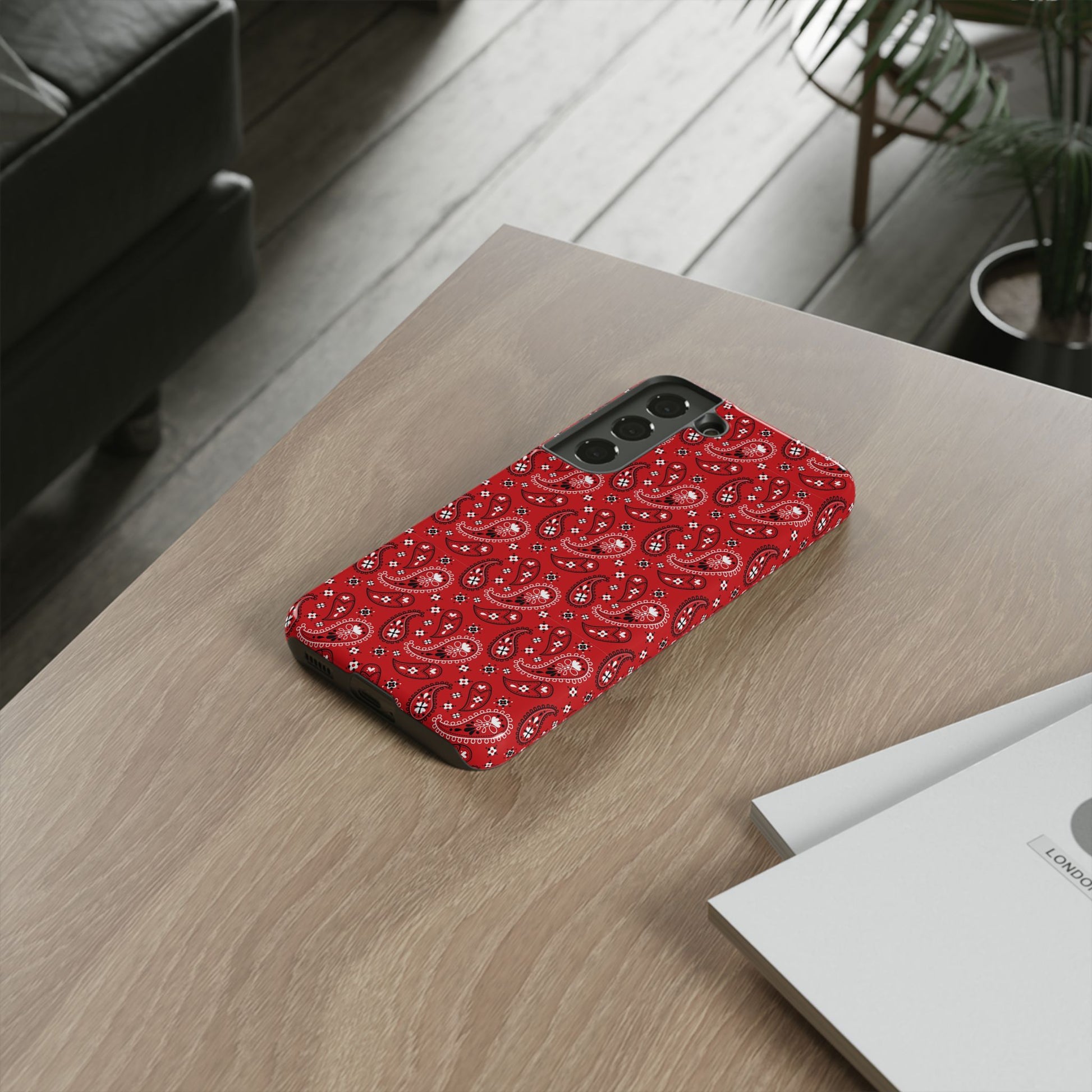 Red Bohem, Oriental Tough Phone Cases for iPhone, Samsung, Trendy Accessories for Gifts, Unique Decor, Phone Covers - Roe Creation