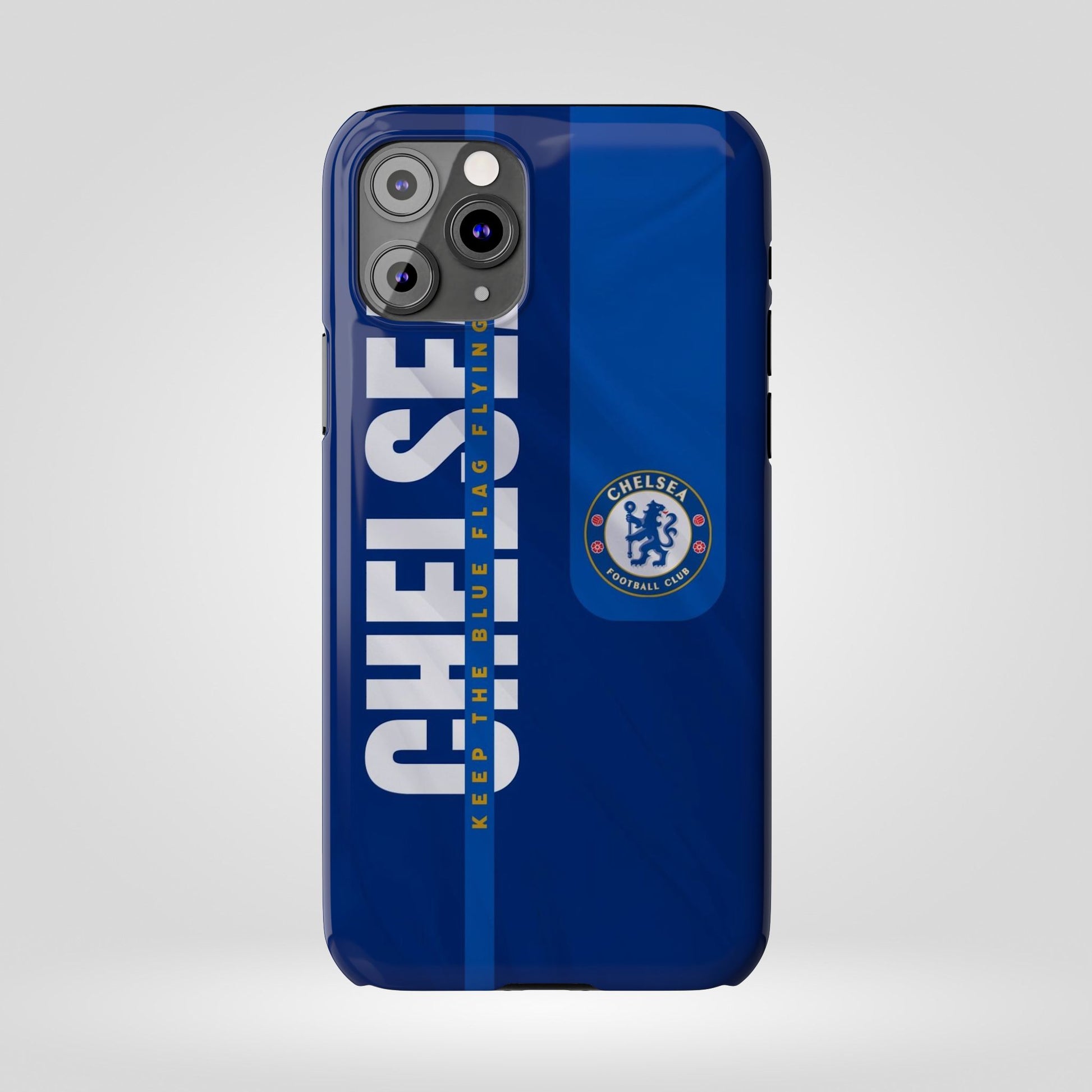 Chelsea FC Slim Phone Case for iPhone - Keep The Blue Flag Flying High - Roe Creation