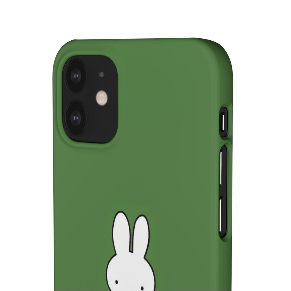 Miffy Phone Case, Snap Case, Green Miffy - iPhone, Samsung - Roe Creation