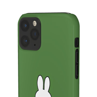 Miffy Phone Case, Snap Case, Green Miffy - iPhone, Samsung