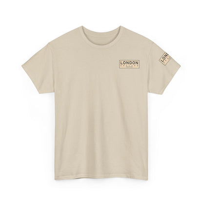 London Map Unisex Heavy Cotton Tee - Casual City Style - Roe Creation