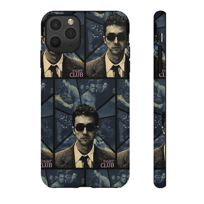 Fight Club Edward Norton Tough Phone Case - Edgy Design for Movie Fans
