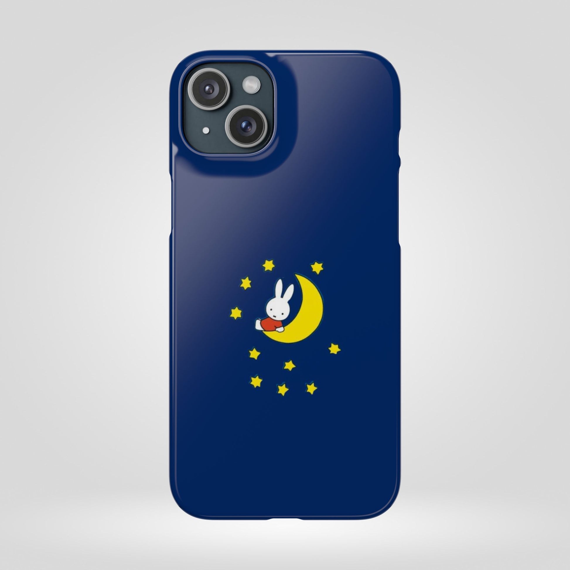 Miffy Phone Case, Moon Snap Case for Phone - Nighttime Design, iPhone, Samsung - Roe Creation