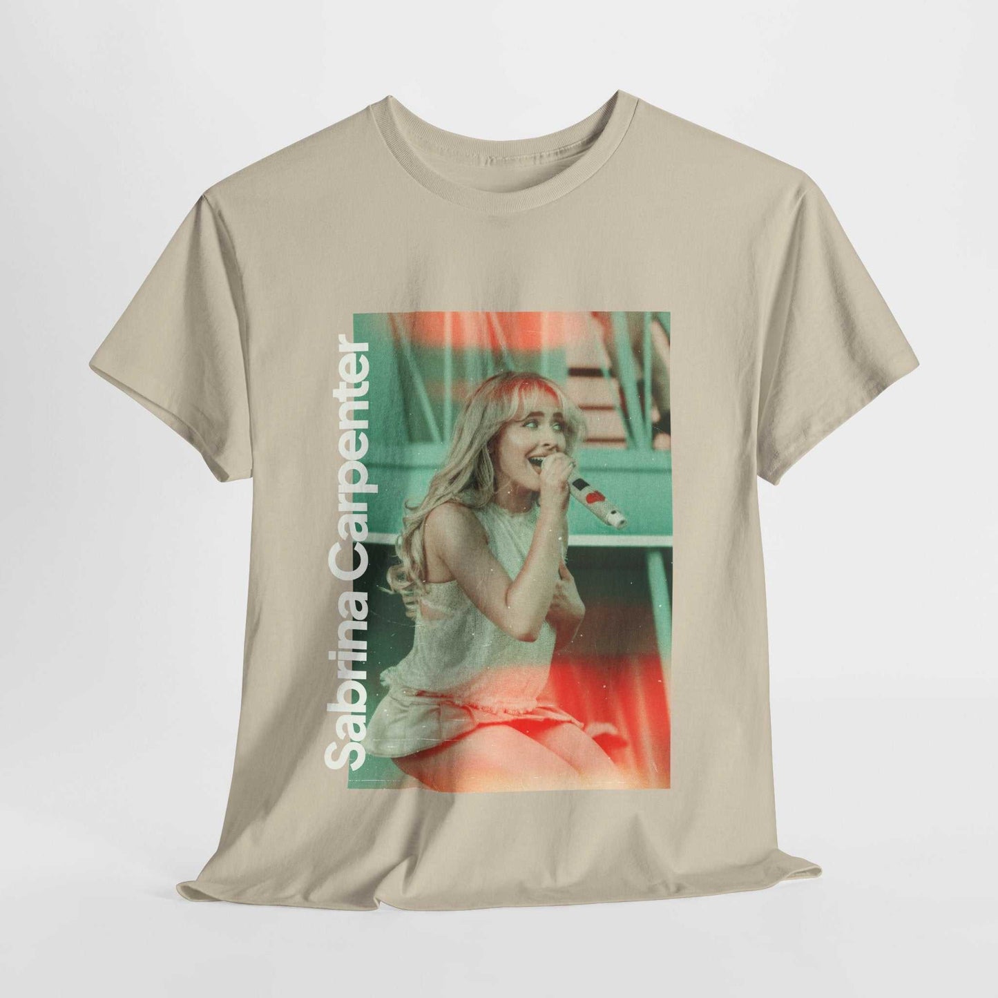 Sabrina Carpenter Unisex Heavy Cotton Tee - Music Lover's Essential