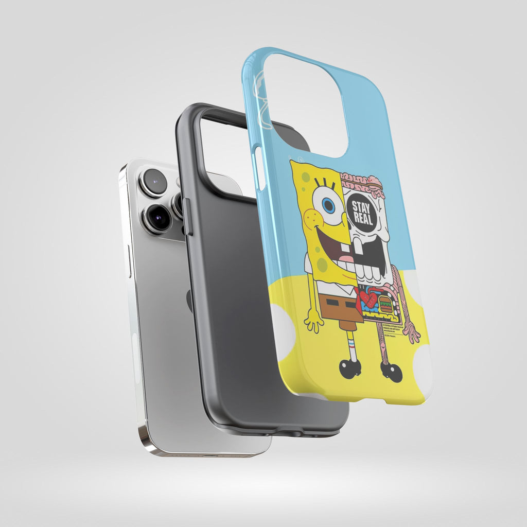 Stay Real Spongebob Tough iPhone Case for Lovers - Roe Creation