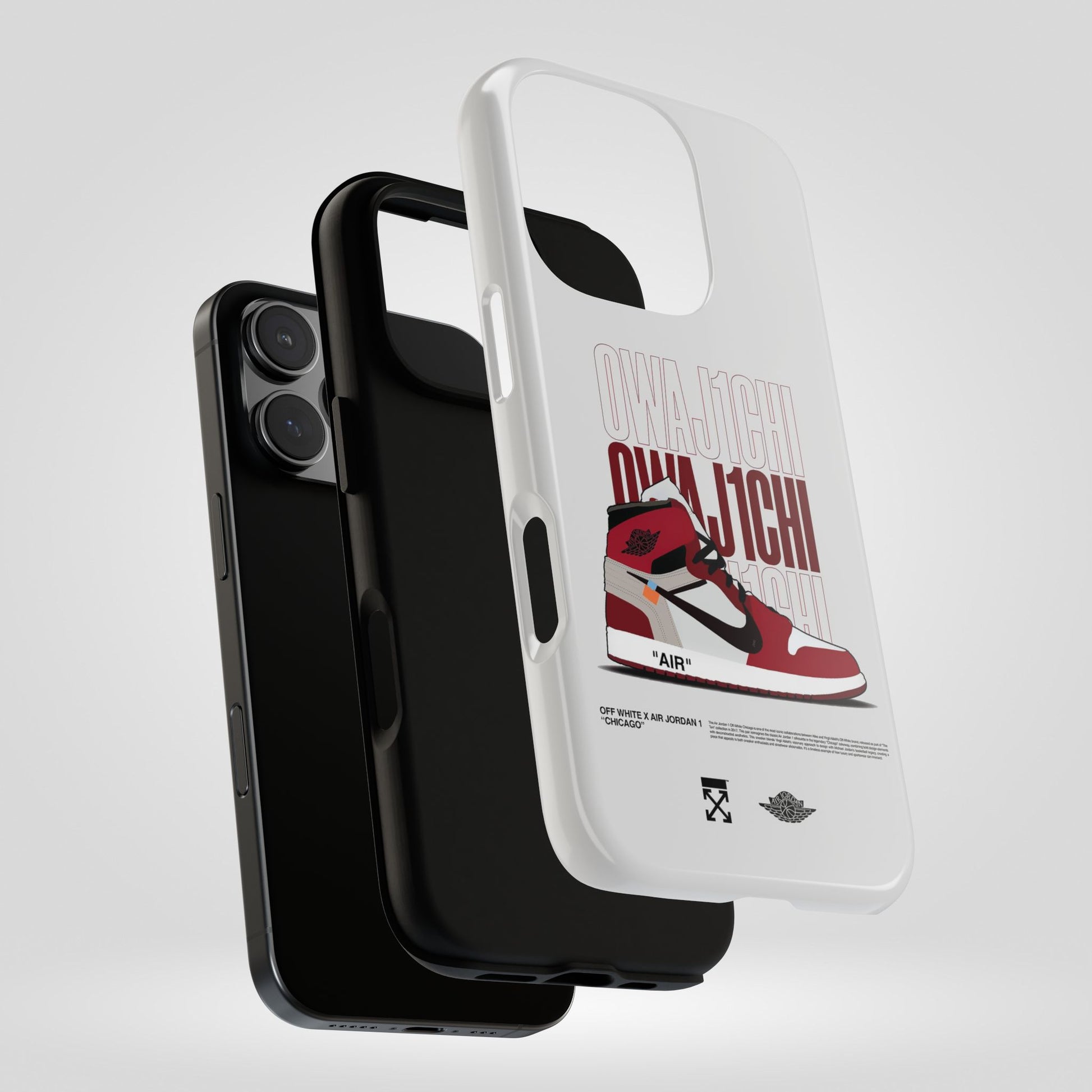 Stylish Tough iPhone Case with Air Jordan Design - Perfect for Sneakerheads - Roe Creation