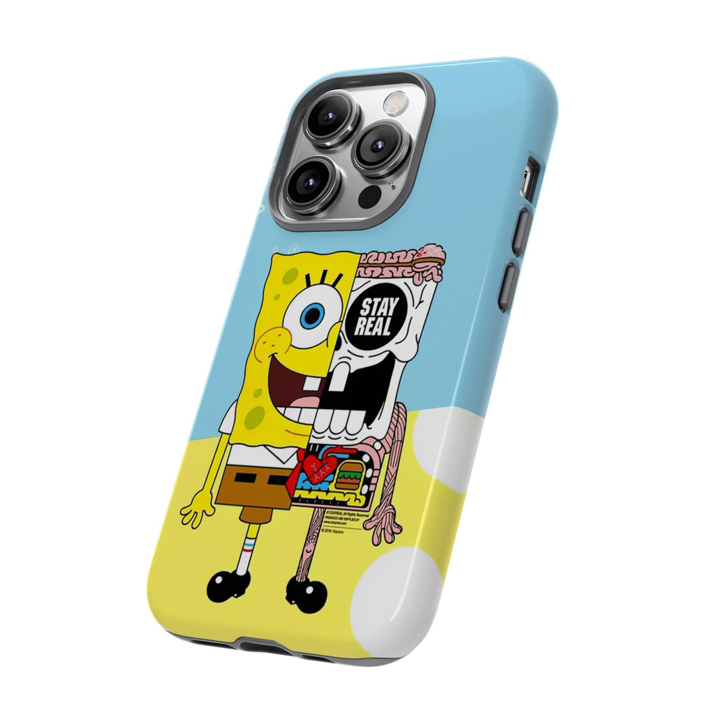 Stay Real Spongebob Tough iPhone Case for Lovers - Roe Creation