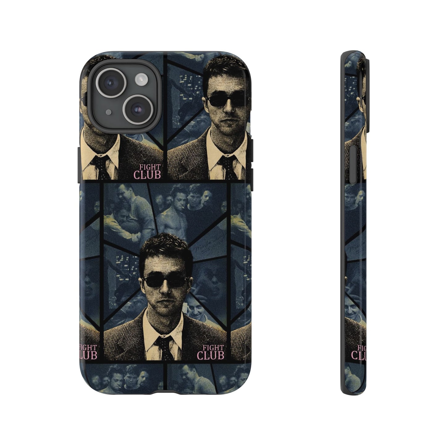 Fight Club Edward Norton Tough Phone Case - Edgy Design for Movie Fans