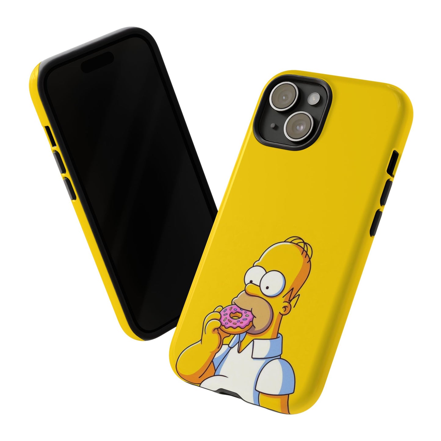 Homer Simpson Phone Case - iPhone, Samsung, Unique Protection for Fans, Cartoon Phone Cover, Gift for Simpsons Lovers, Durable Tough Case