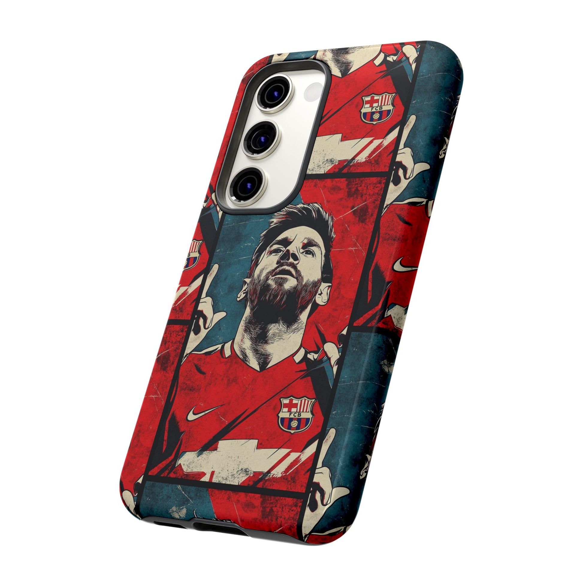Lionel Messi Tough Phone Case - Messi Illustration for Fans - Roe Creation