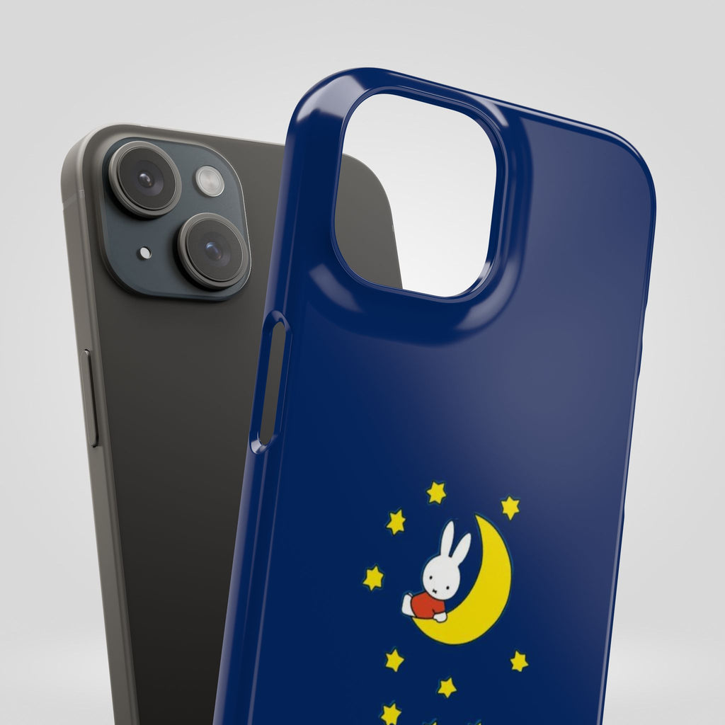 Miffy Phone Case, Moon Snap Case for Phone - Nighttime Design, iPhone, Samsung - Roe Creation