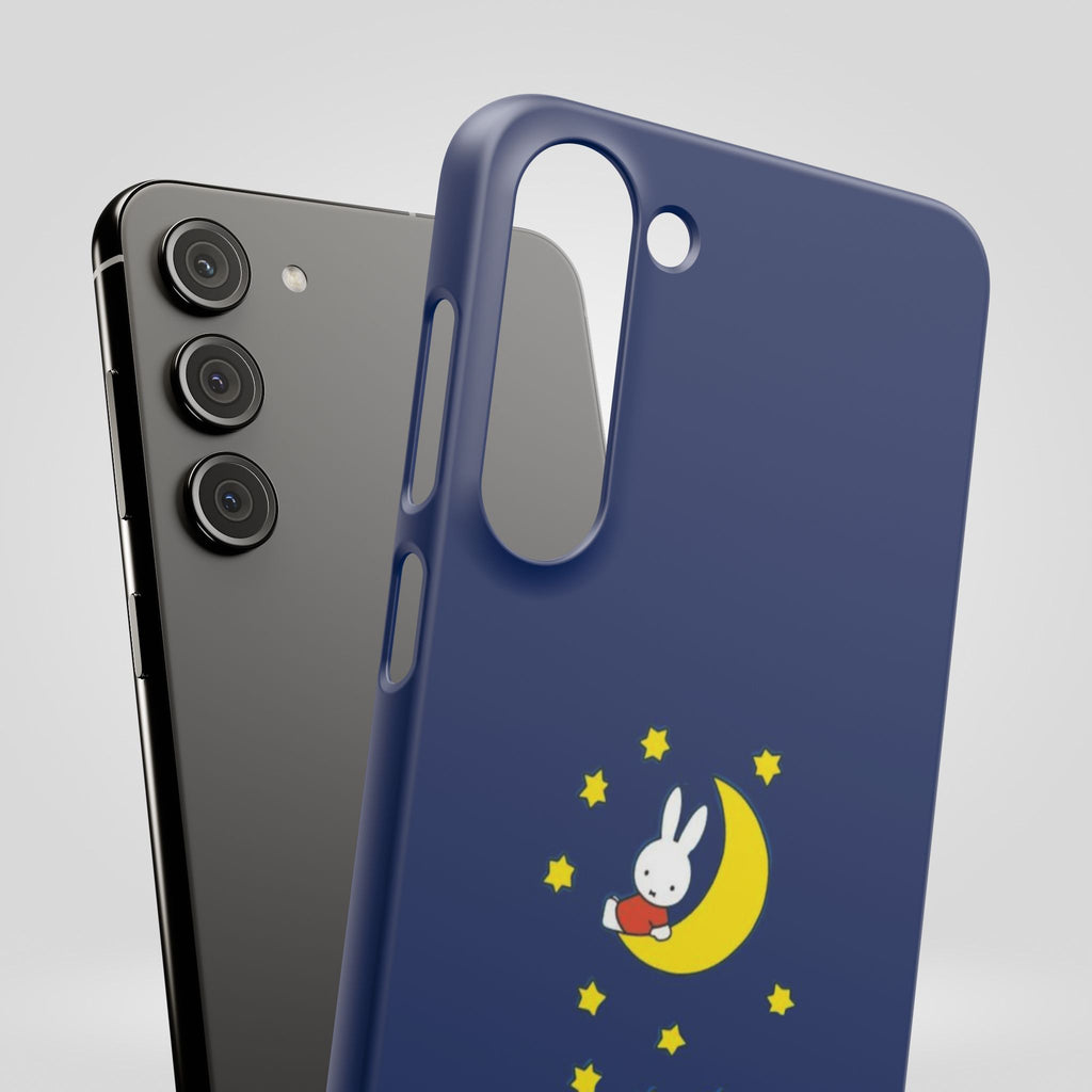 Miffy Phone Case, Moon Snap Case for Phone - Nighttime Design, iPhone, Samsung - Roe Creation
