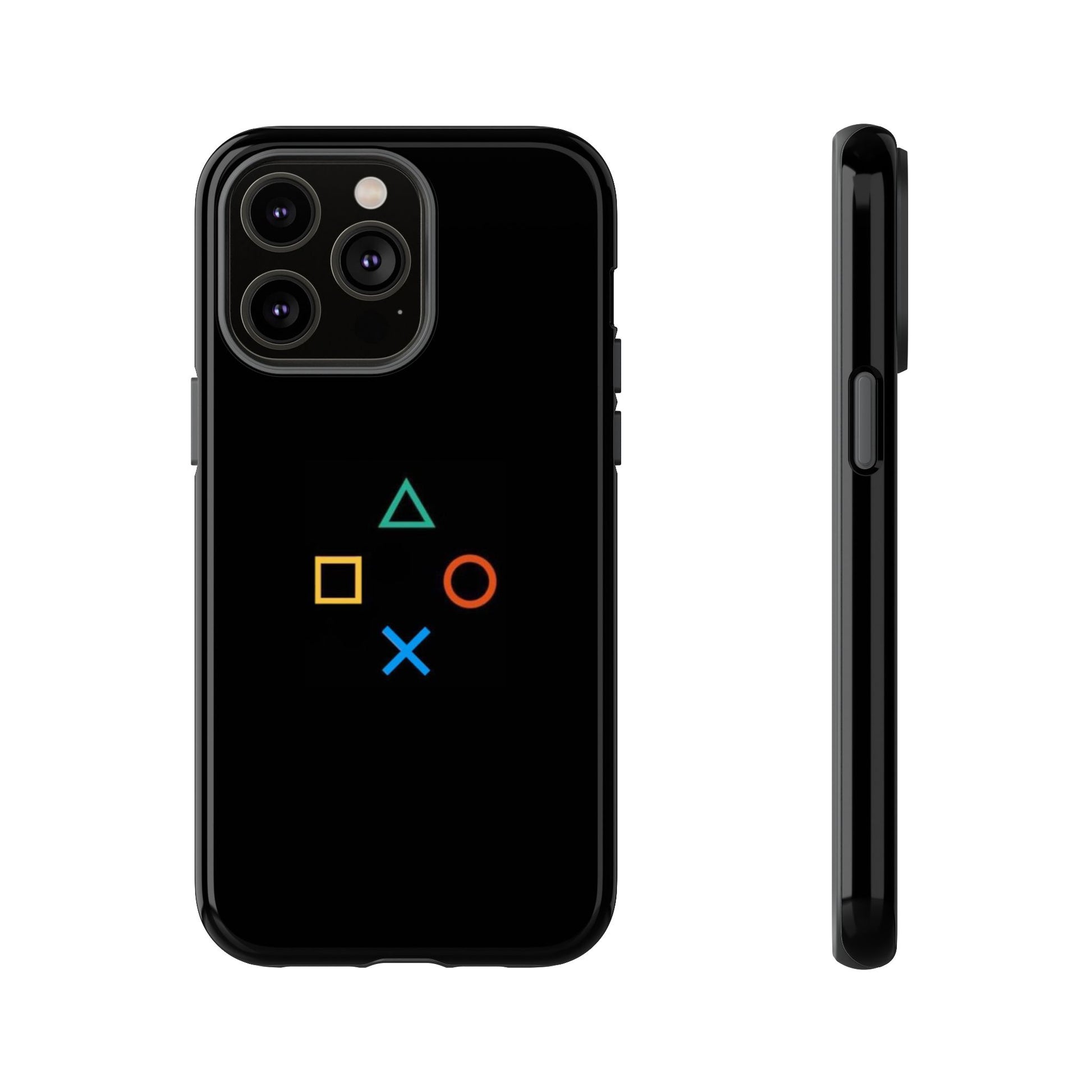 PlayStation Symbol Minimal Tough Case for iPhone - Gamer Accessories - Roe Creation