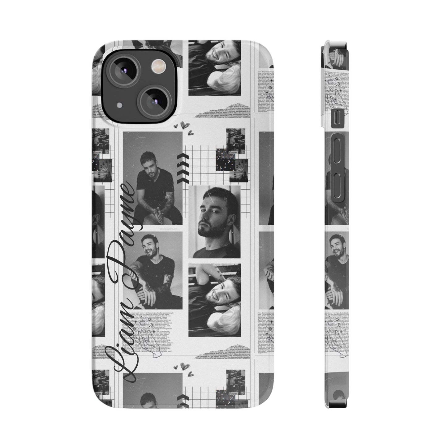 Liam Payne Slim Phone Case - Personalised Collage Design