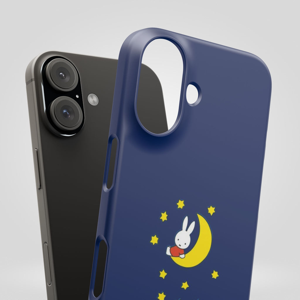 Miffy Phone Case, Moon Snap Case for Phone - Nighttime Design, iPhone, Samsung - Roe Creation