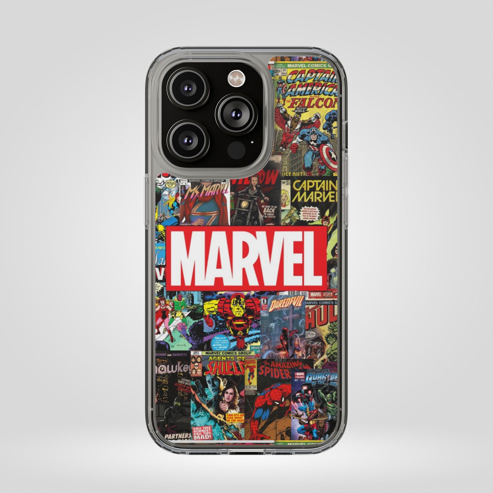 Marvel Comics Clear Phone Case - Stylish Protection for Superhero Fans - Roe Creation