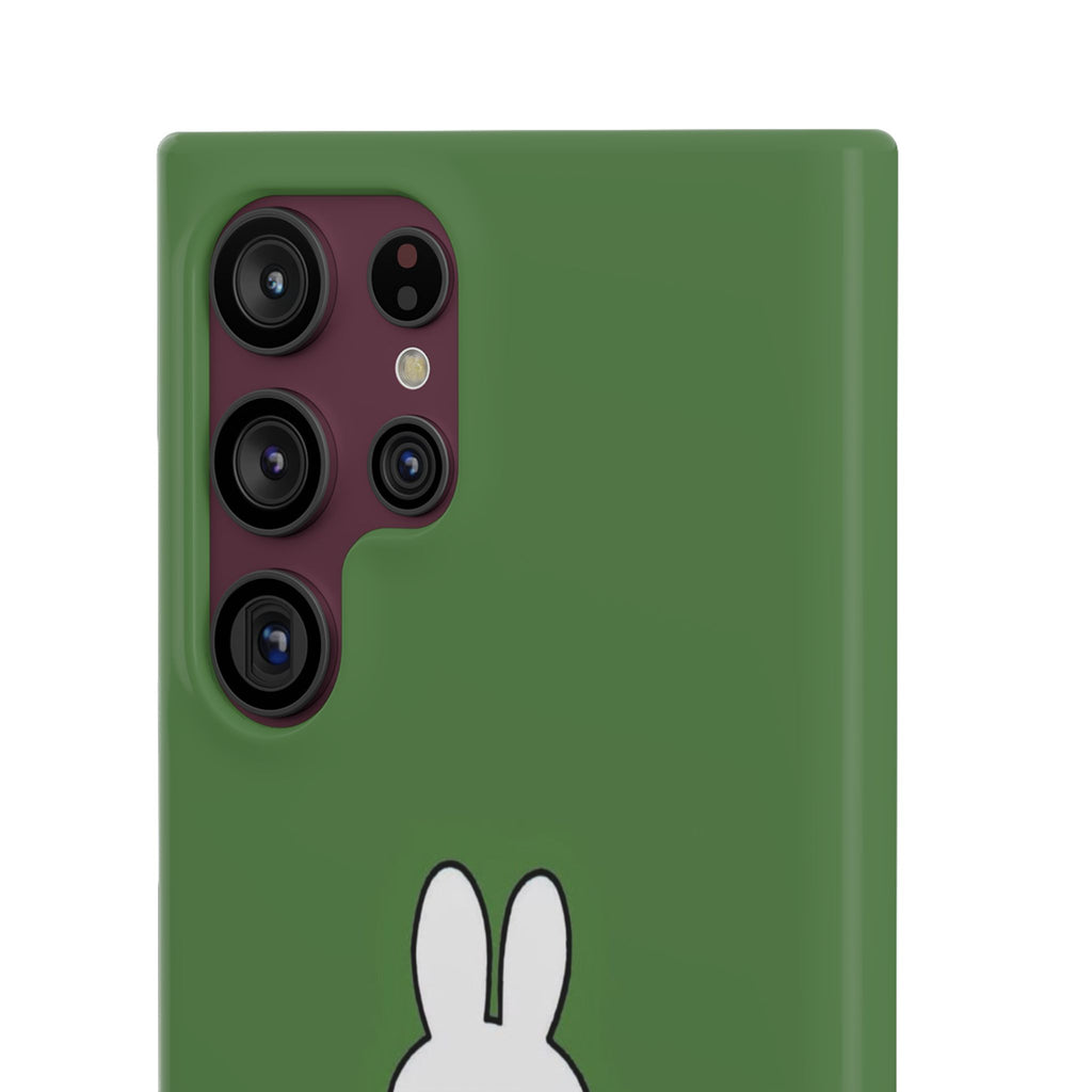 Miffy Phone Case, Snap Case, Green Miffy - iPhone, Samsung - Roe Creation