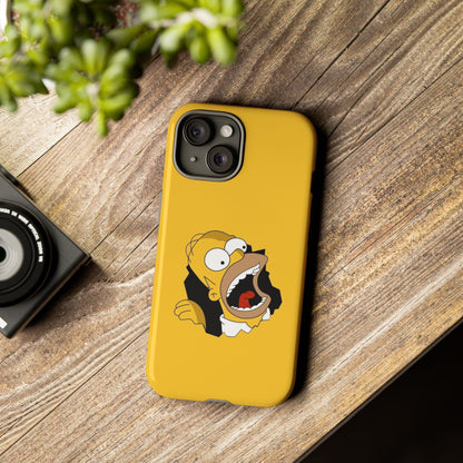 Homer Simpson Phone Case - Tough & Stylish Yellow Case for Fans