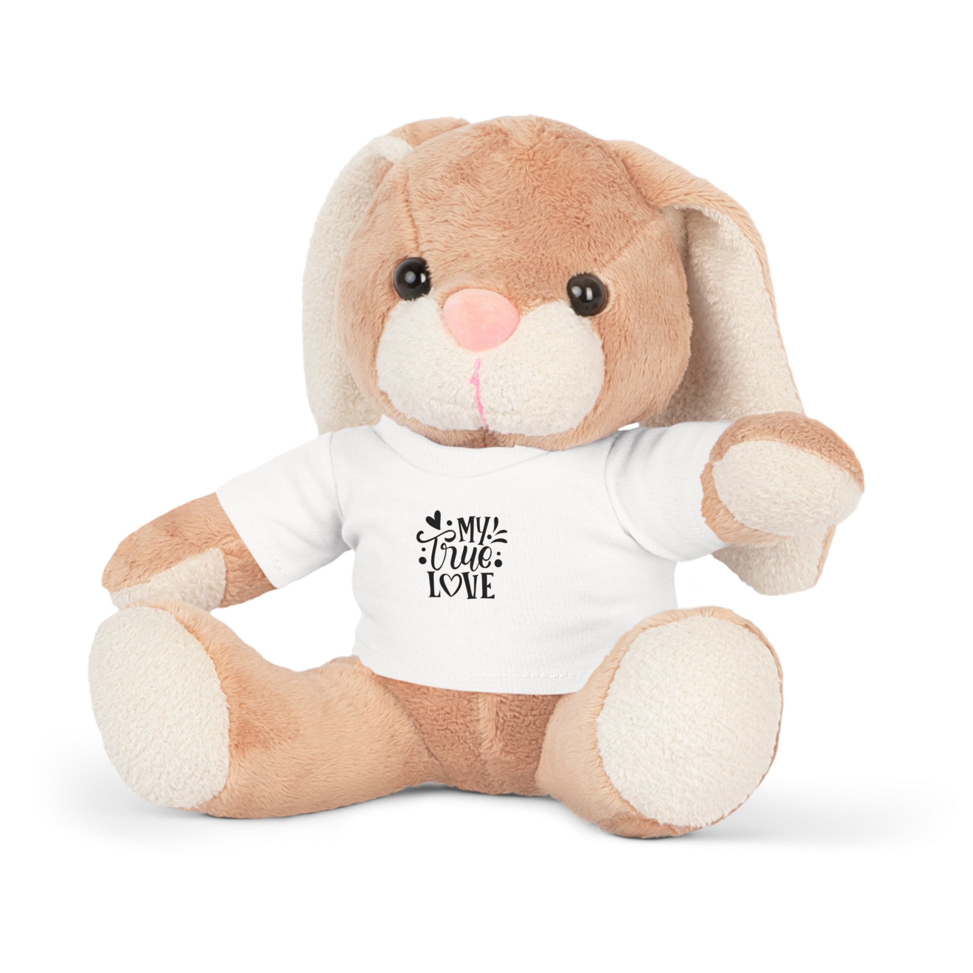 My True Love Plush Toy with T-Shirt - Perfect Gift for Valentine's Day and Special Occasions - Roe Creation