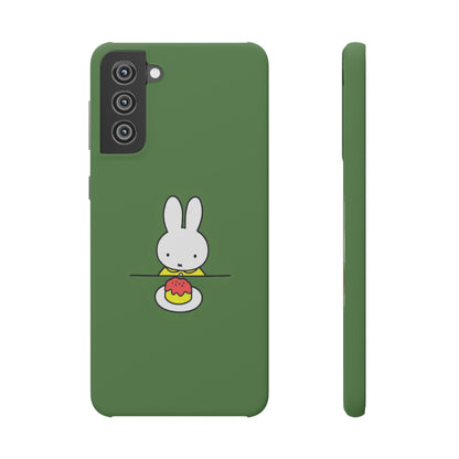 Miffy Phone Case, Snap Case, Green Miffy - iPhone, Samsung