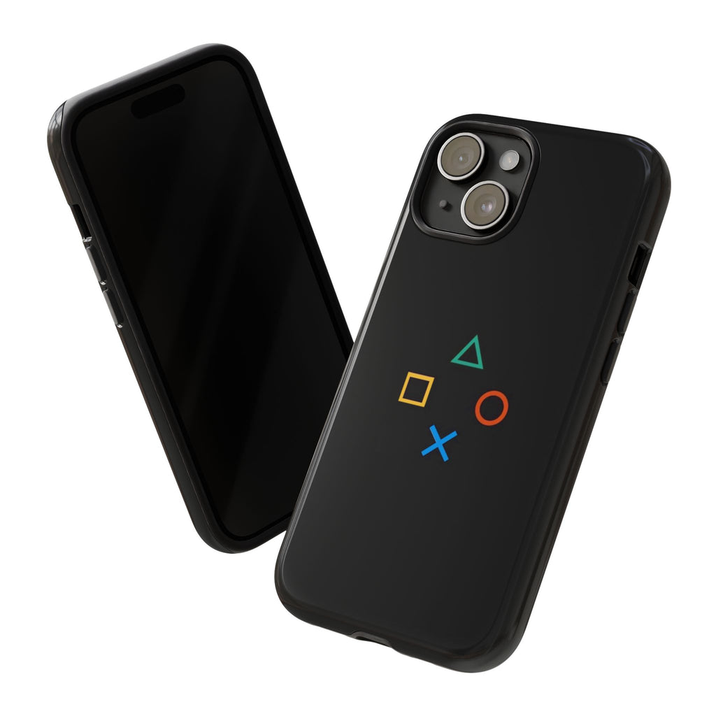 PlayStation Symbol Minimal Tough Case for iPhone - Gamer Accessories - Roe Creation