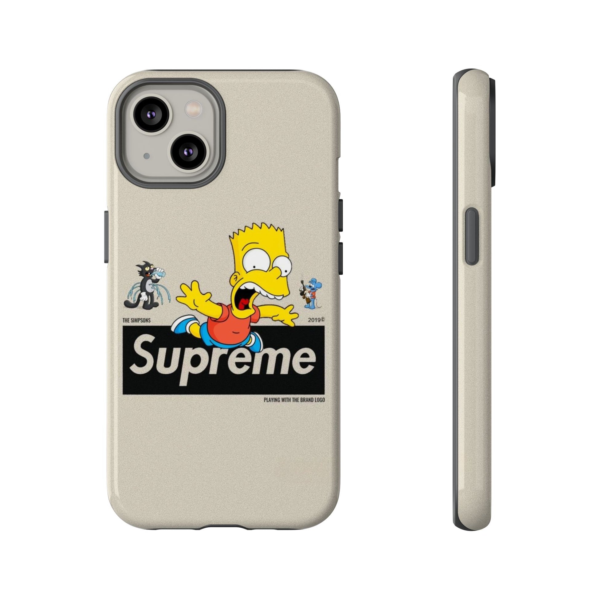 Supreme Bart Simpson iPhone Case - Tough Protection with Style - Roe Creation