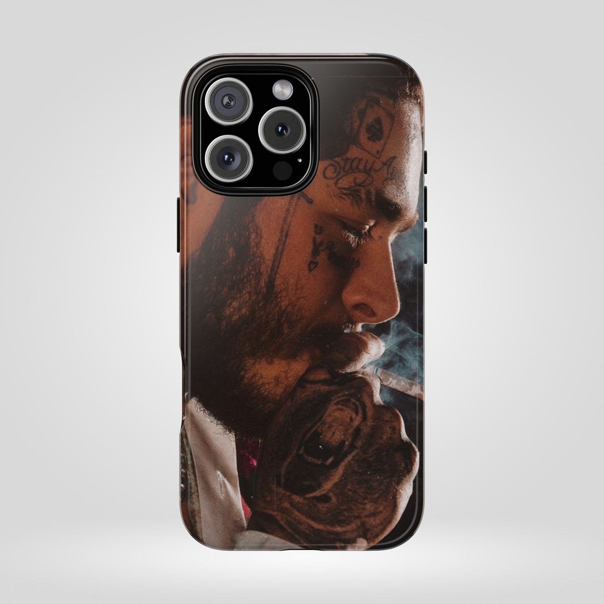 Post Malone Tough Cases for Fans - Artistic Phone Case with Smoky Vibe - Roe Creation