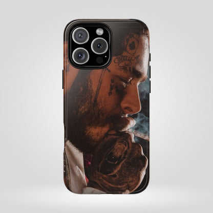 Post Malone Tough Cases for Fans - Artistic Phone Case with Smoky Vibe