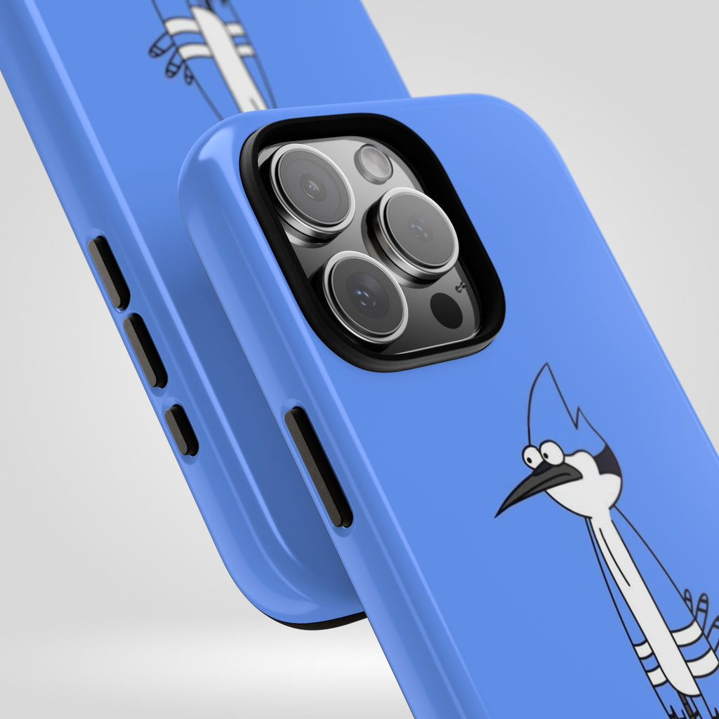 Regular Show Bold Blue Phone Case with Cartoon Design - Roe Creation