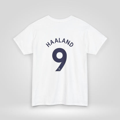 Erling Haaland 9 Unisex Heavy Cotton Tee - For Manchester City Fans - Roe Creation