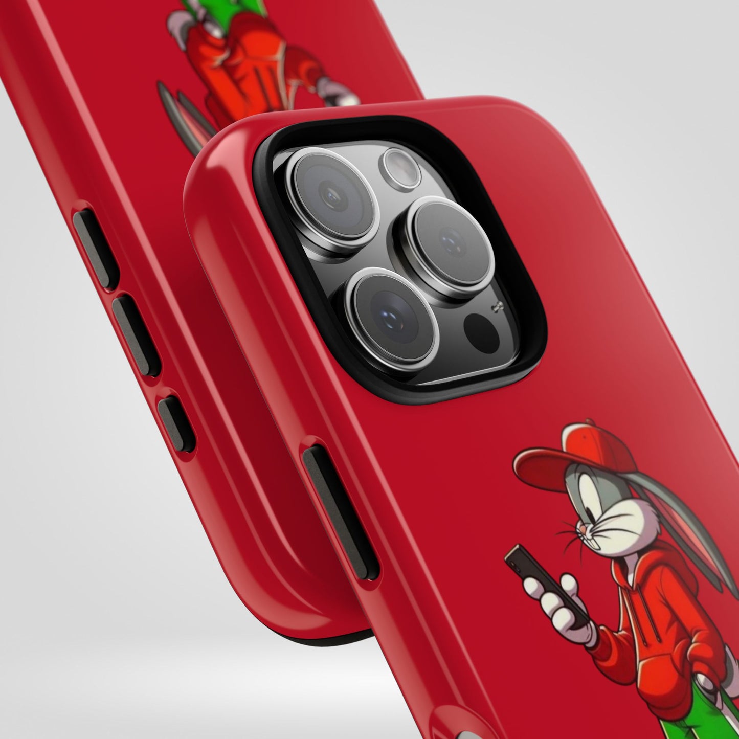 Bugs Bunny Cartoon Character Phone Case - Tough Cases Featuring Stylish Rabbit Design