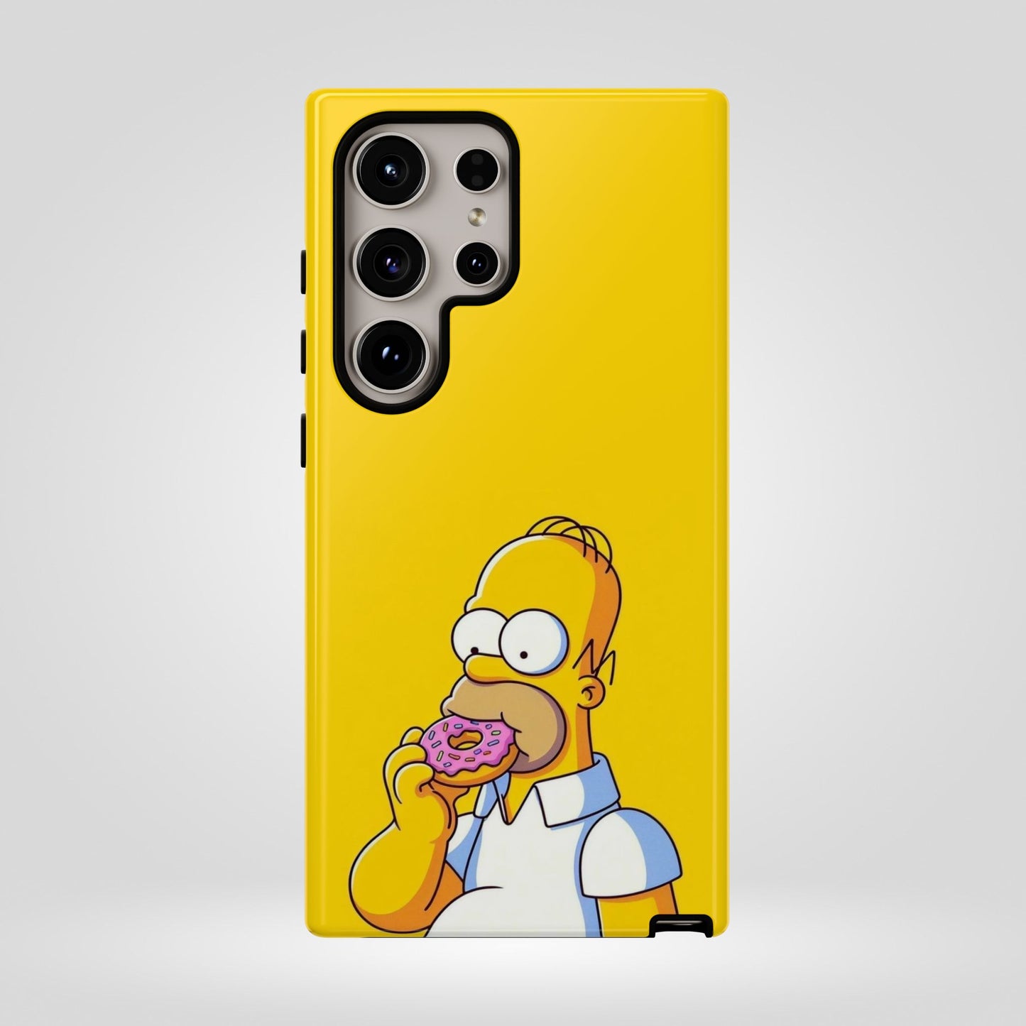Homer Simpson Phone Case - iPhone, Samsung, Unique Protection for Fans, Cartoon Phone Cover, Gift for Simpsons Lovers, Durable Tough Case