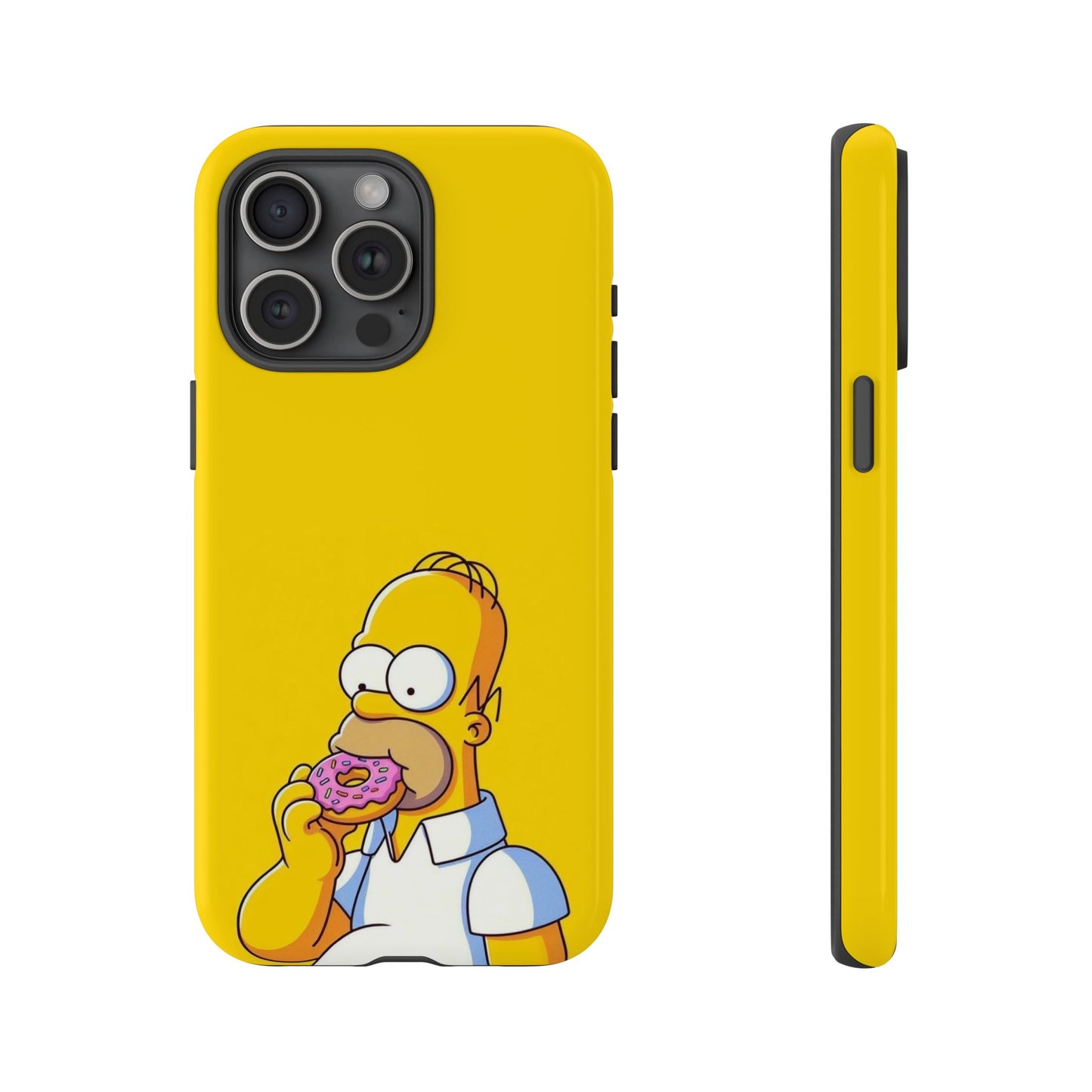 Homer Simpson Phone Case - iPhone, Samsung, Unique Protection for Fans, Cartoon Phone Cover, Gift for Simpsons Lovers, Durable Tough Case