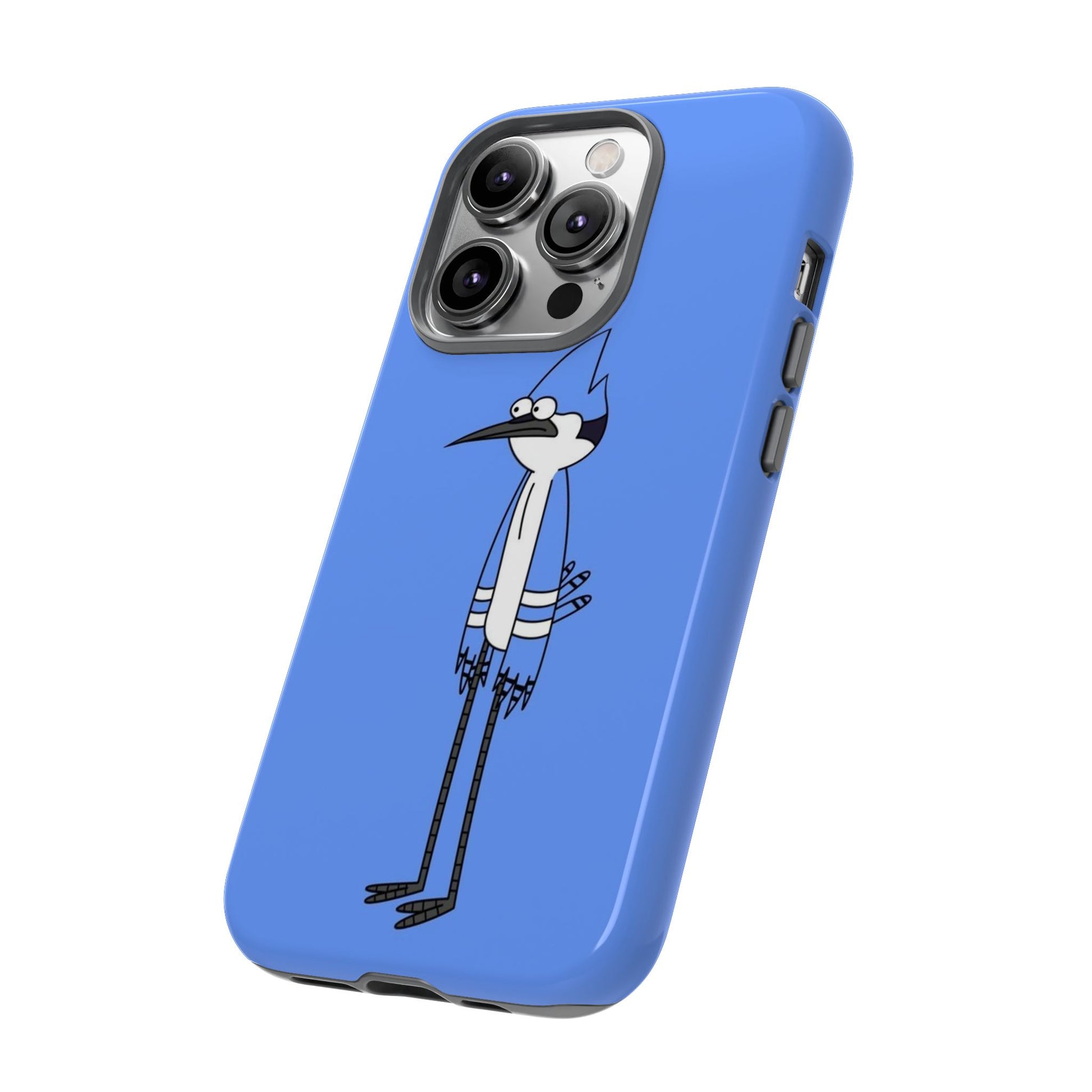 Regular Show Bold Blue Phone Case with Cartoon Design - Roe Creation