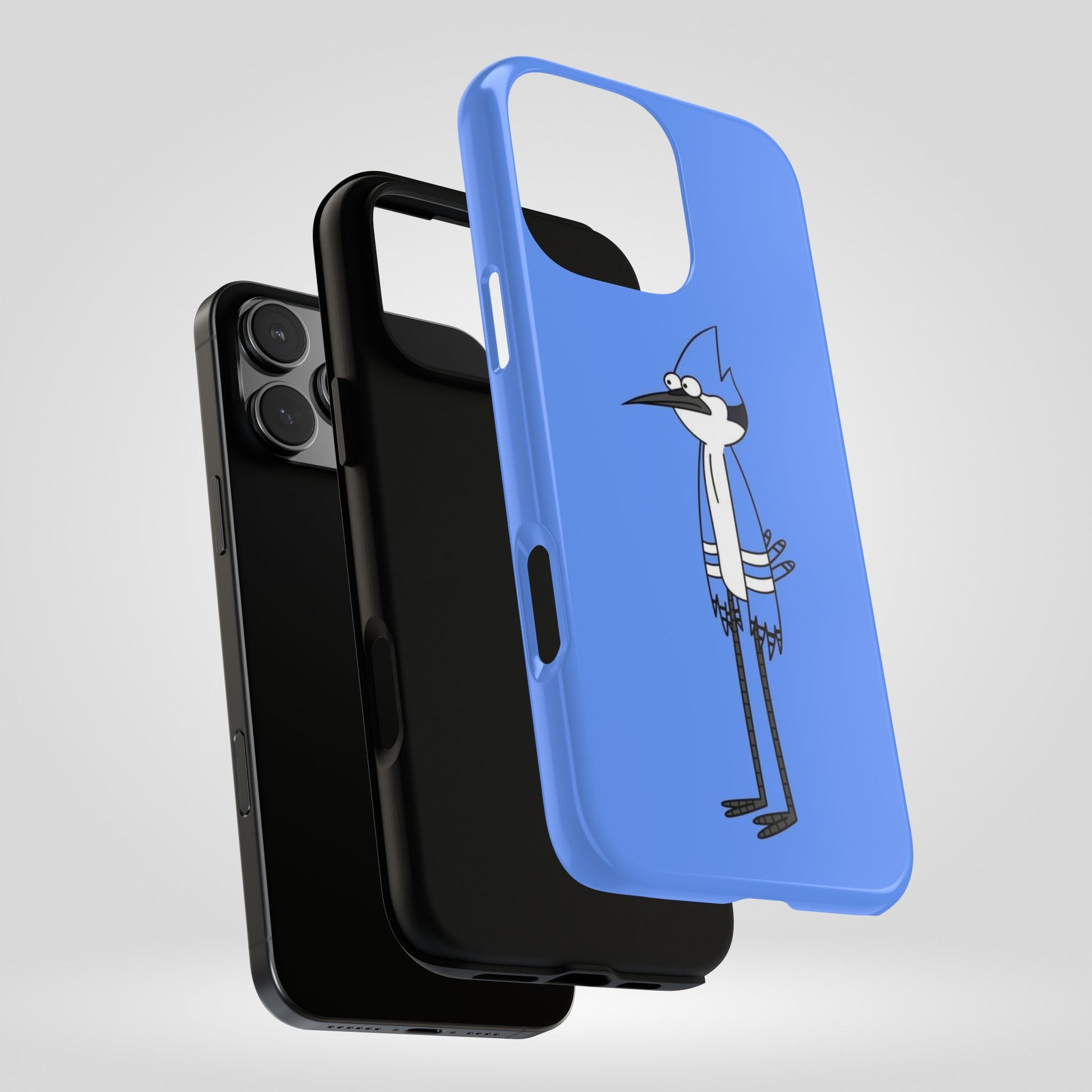 Regular Show Bold Blue Phone Case with Cartoon Design - Roe Creation