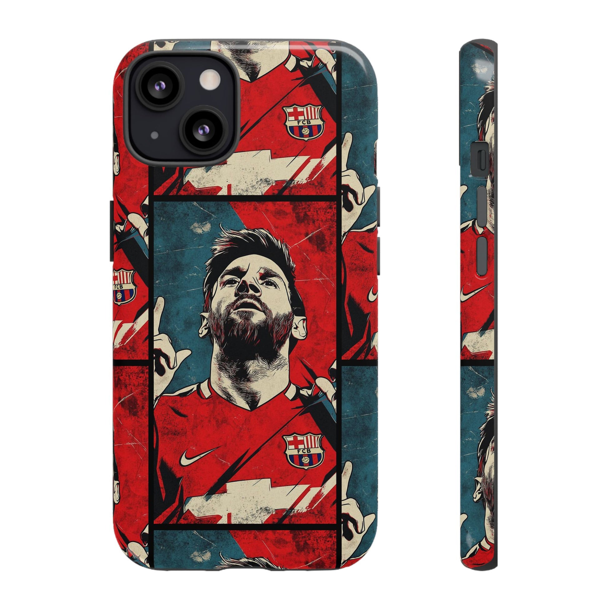 Lionel Messi Tough Phone Case - Messi Illustration for Fans - Roe Creation
