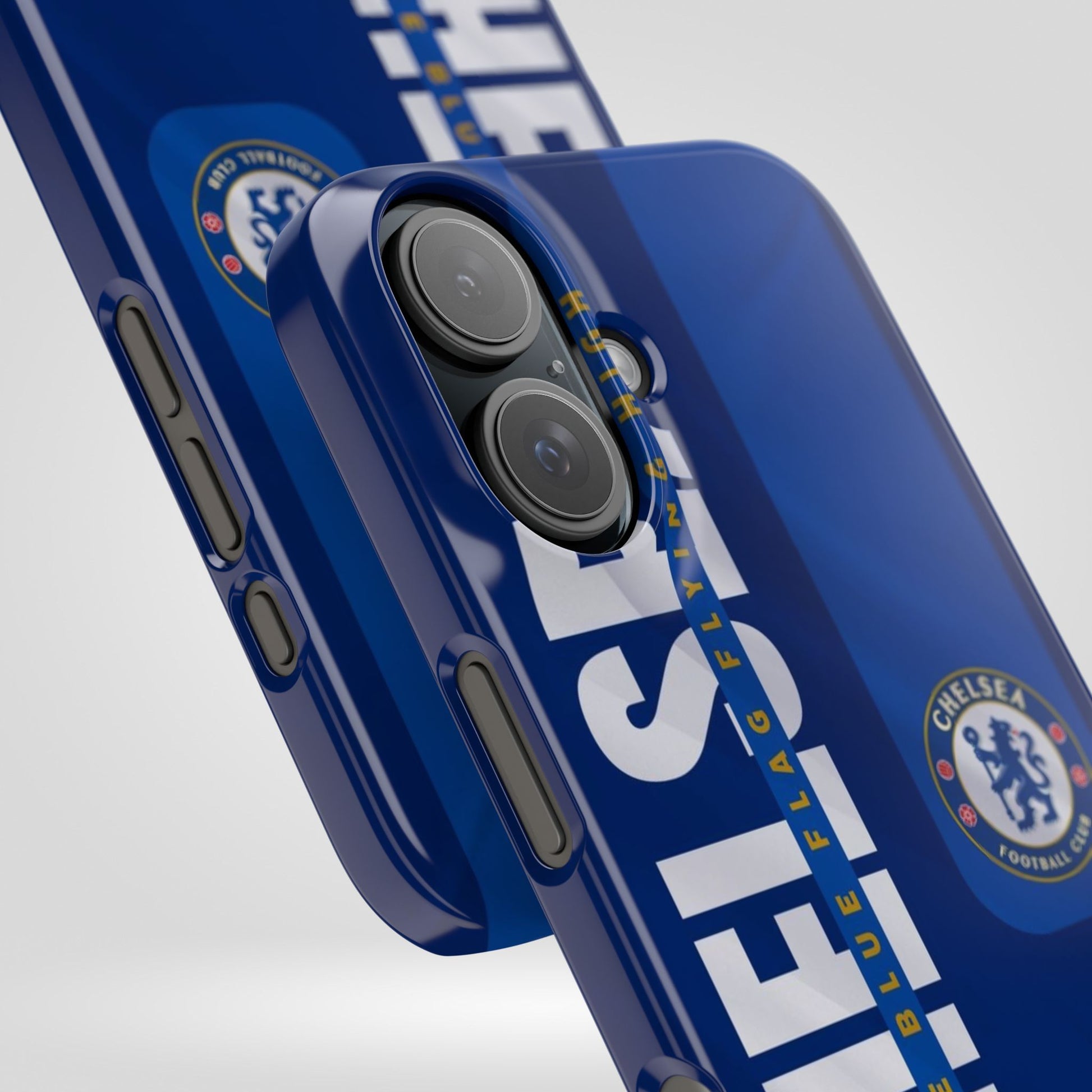 Chelsea FC Slim Phone Case for iPhone - Keep The Blue Flag Flying High - Roe Creation