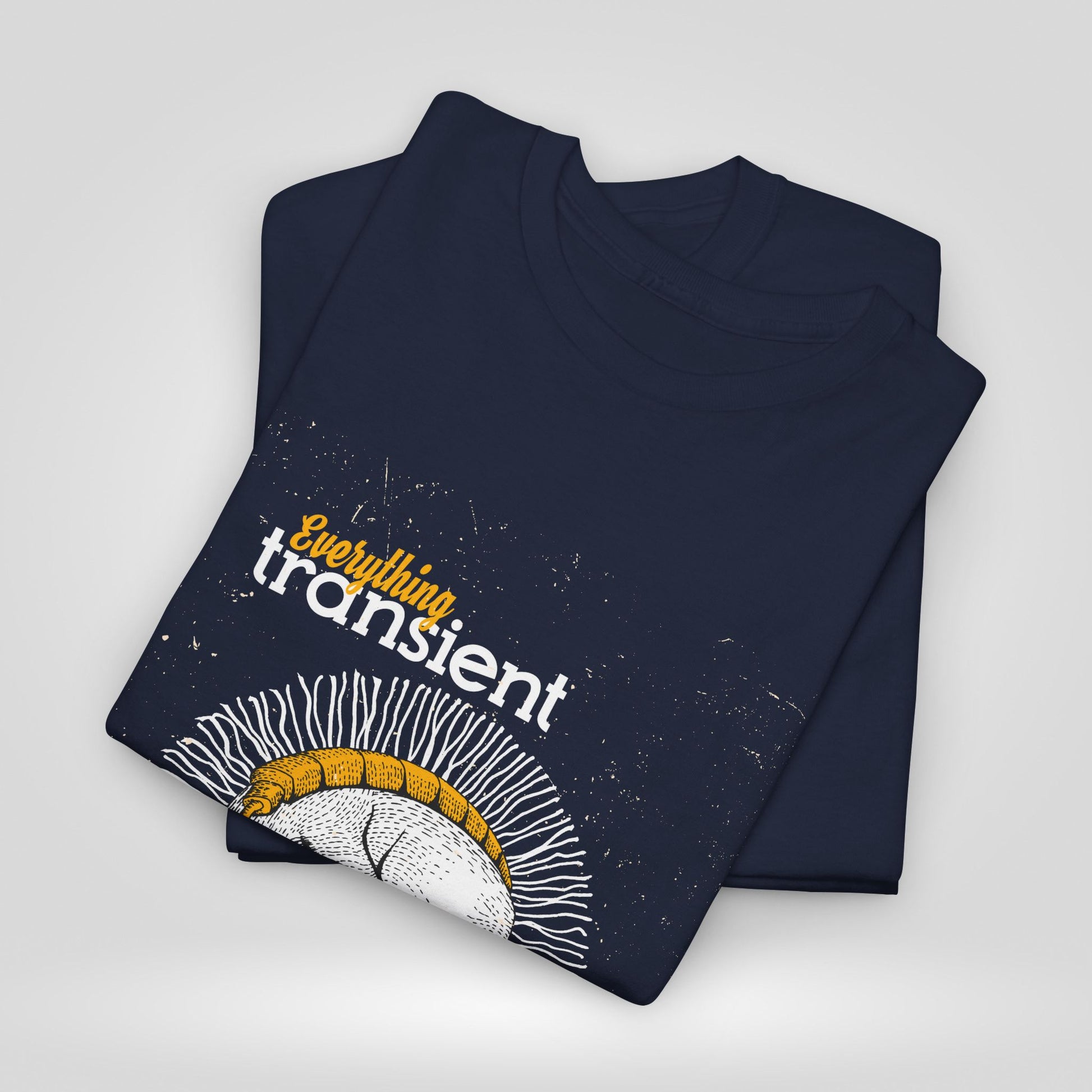 Eternal Music Unisex Heavy Cotton Tee - Transient Design for Music Lovers - Roe Creation
