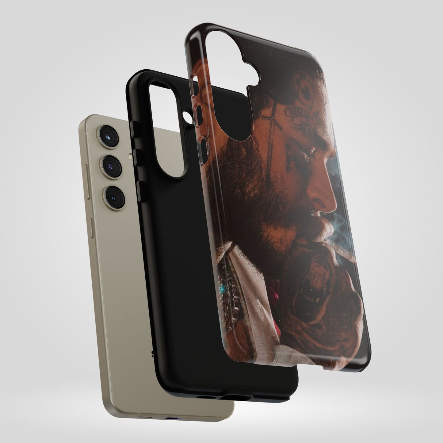 Post Malone Tough Cases for Fans - Artistic Phone Case with Smoky Vibe