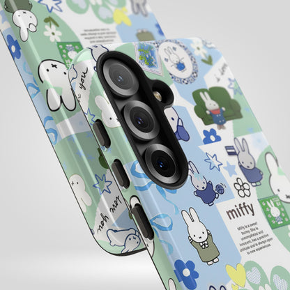 Cute Miffy Tough Phone Case - iPhone, Samsung Stylish Design for Bunny Lovers