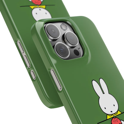 Miffy Phone Case, Snap Case, Green Miffy - iPhone, Samsung