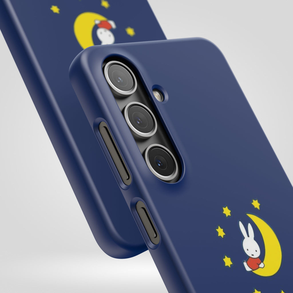 Miffy Phone Case, Moon Snap Case for Phone - Nighttime Design, iPhone, Samsung - Roe Creation