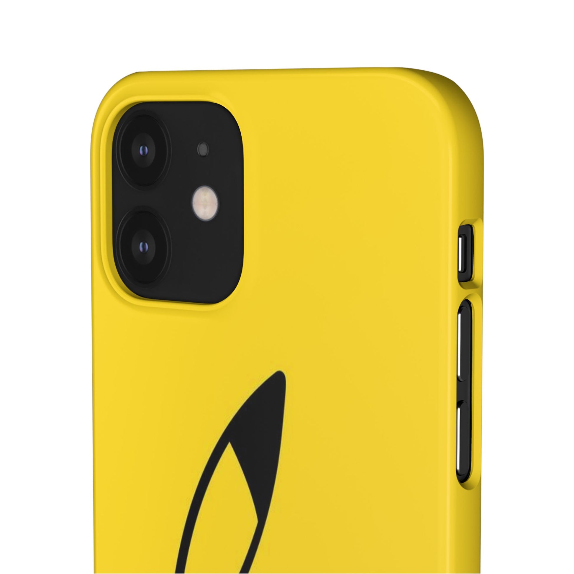 Pikachu Phone Case, Pokemon Phone Case, Snap Cases, Cartoon, Yellow, iPhone, Samsung - Roe Creation