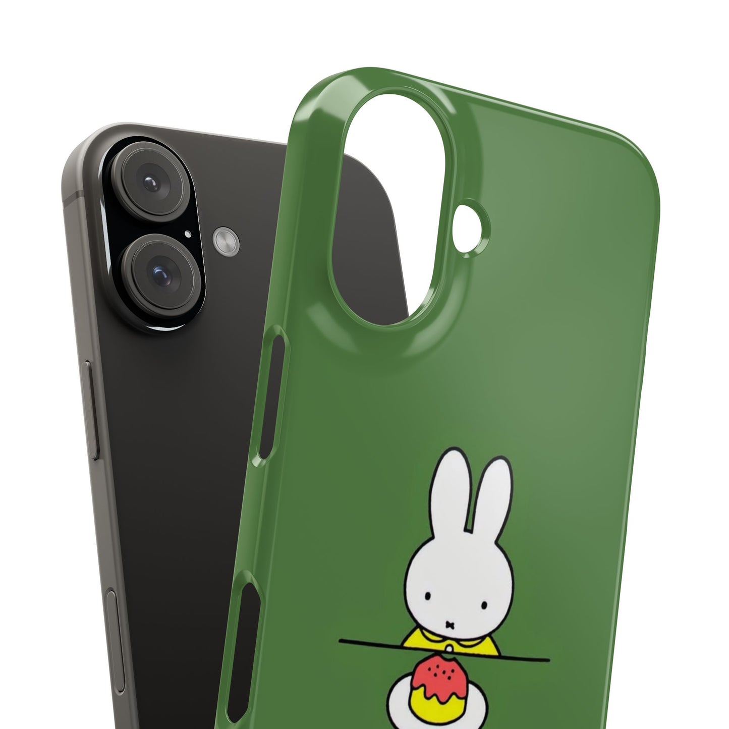 Miffy Phone Case, Snap Case, Green Miffy - iPhone, Samsung