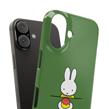 Miffy Phone Case, Snap Case, Green Miffy - iPhone, Samsung