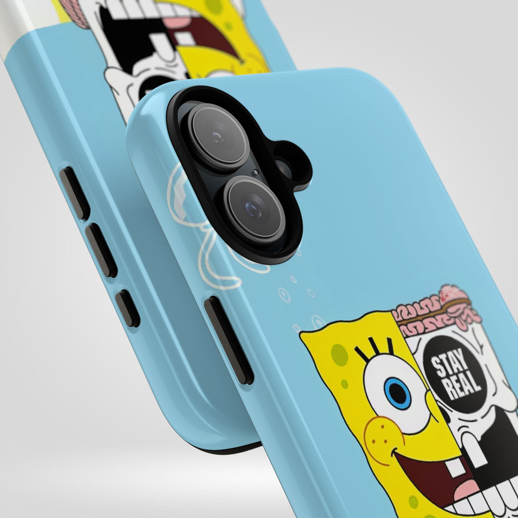 Stay Real Spongebob Tough iPhone Case for Lovers - Roe Creation
