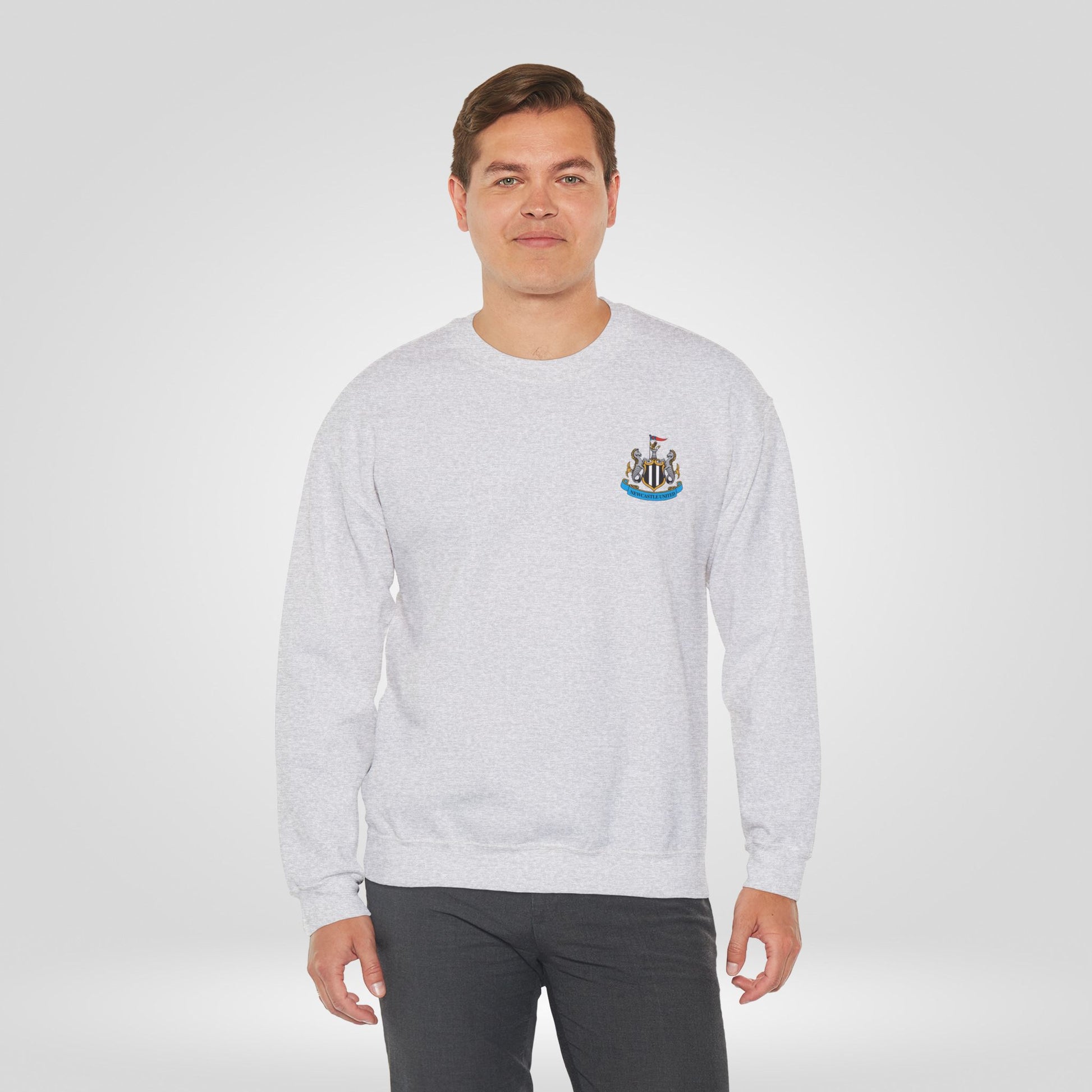 Newcastle United Logo Minimal Unisex Crewneck Sweatshirt - Roe Creation