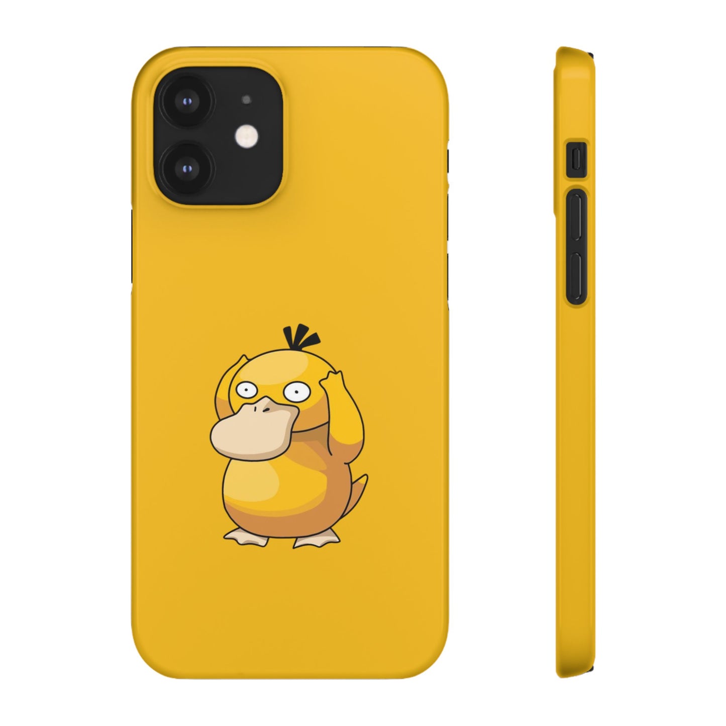 Psyduck Pokemon Snap Phone Cases, Yellow, Cartoon - iPhone, Samsung